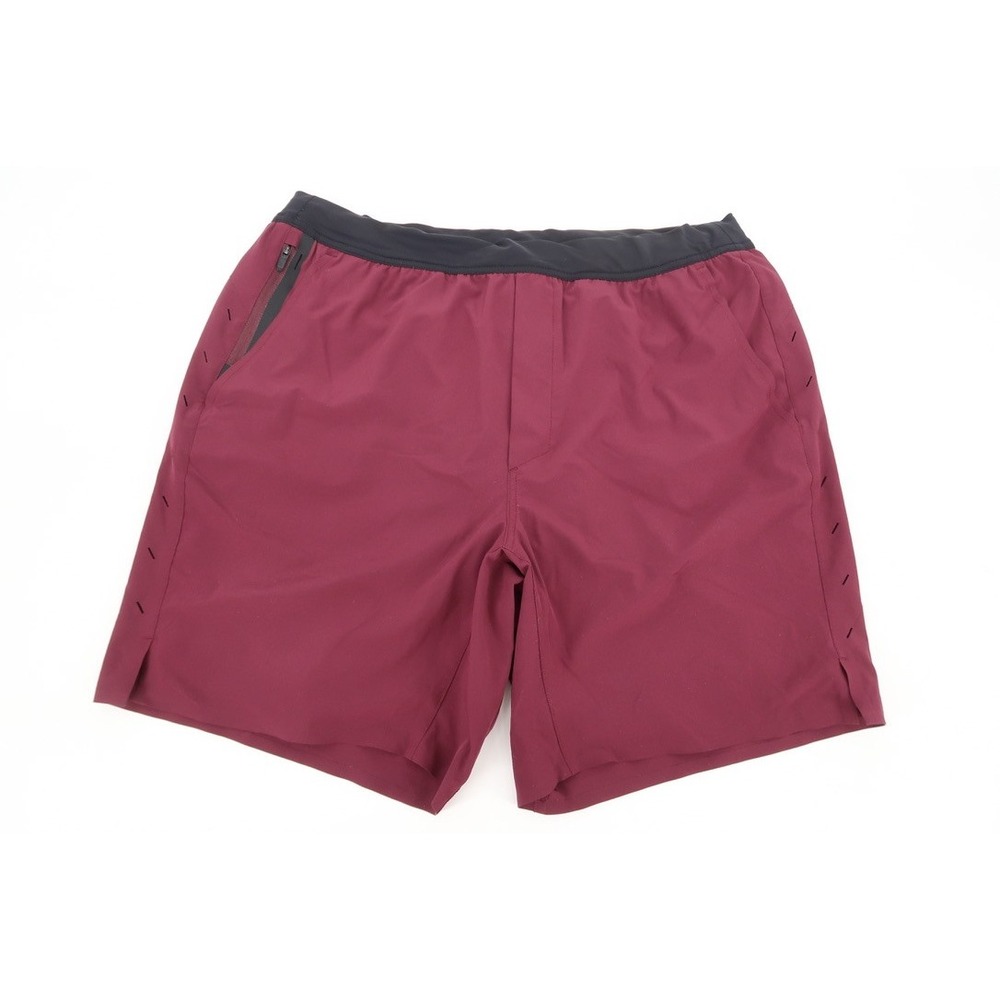 Ten Thousand Interval Shorts Mens Large Burgundy Lined 7" Inseam Training - Picture 1 of 9